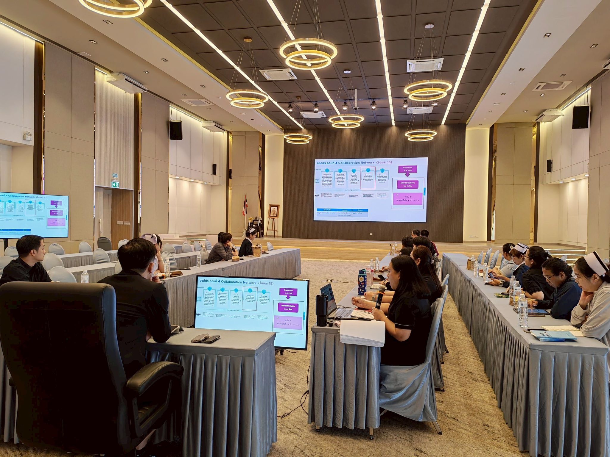 การประชุมติดตามและสรุปผลการดำเนินงานคำรับรองปฏิบัติราชการ ประจำปีงบประมาณ พ.ศ.2569 โรงพยาบาลมะเร็งลำปาง (รอบ 6 เดือน)