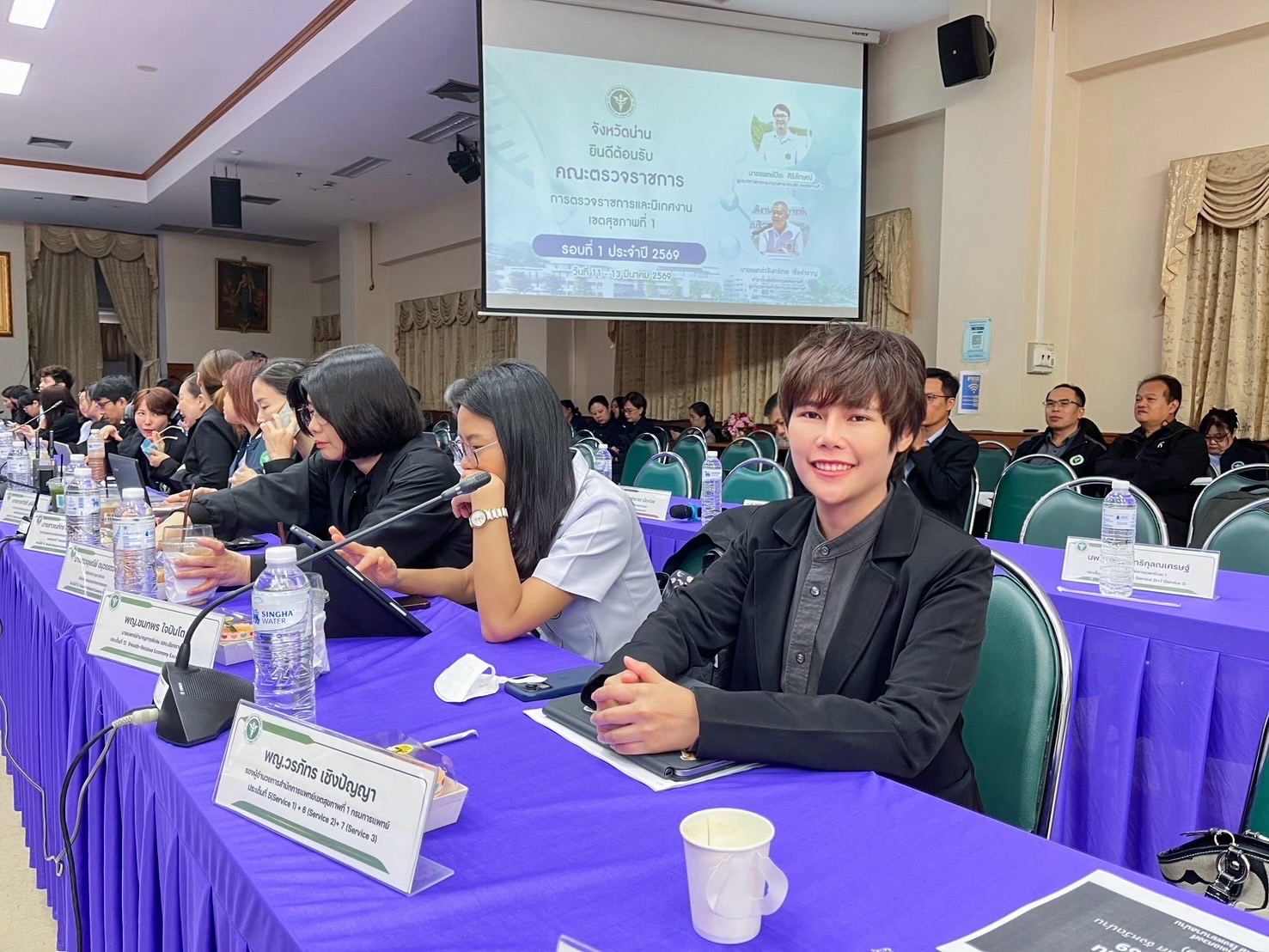 ร่วมตรวจราชการและนิเทศงาน กรณีปกติ รอบที่ 1 ประจำปีงบประมาณ พ.ศ. 2569 เขตสุขภาพที่ 1 จังหวัดน่าน และรับฟังสรุปผล