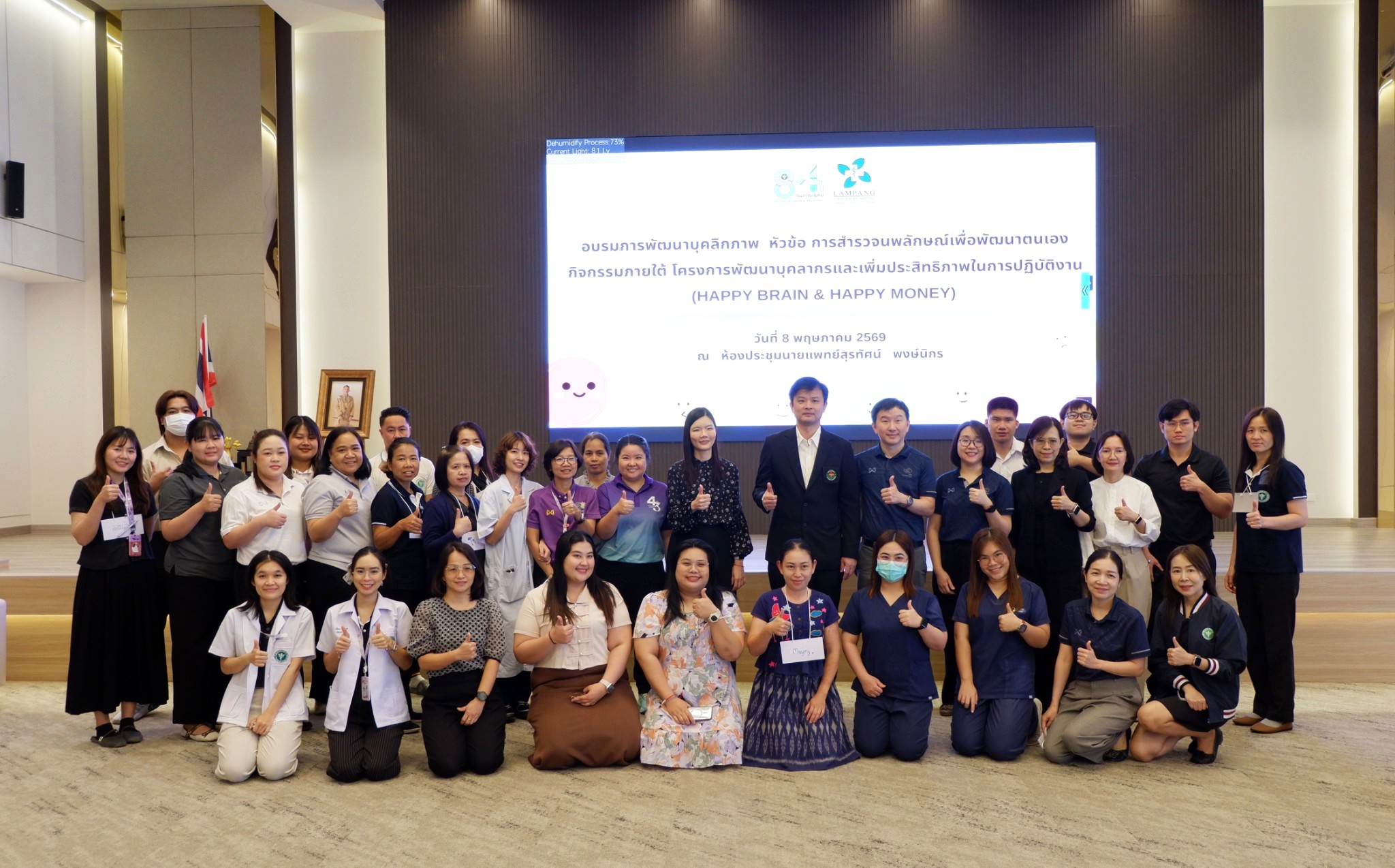 โครงการอบรมการพัฒนาบุคลากรและเพิ่มประสิทธิภาพในการปฏิบัติงาน (Happy Brian&Happy money) ประจำปีงบประมาณ 2569 หัวข้อ การสำรวจนพลักษณ์เพื่อพัฒนาตนเอง
